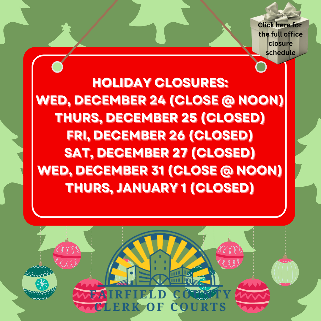 Christmas schedule ad