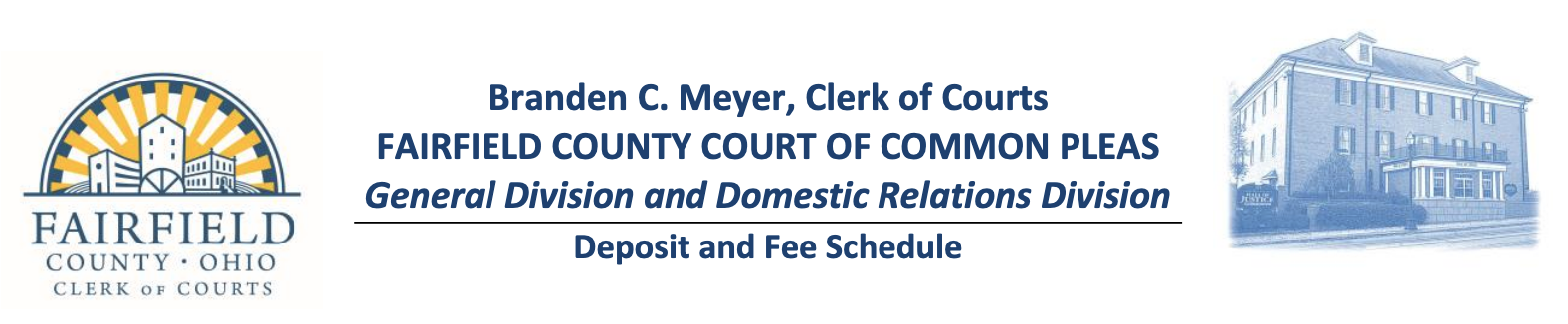 Fairfield County Clerk Fee Schedule.