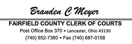 Branden C Meyer, Fairfield County Clerk of Courts